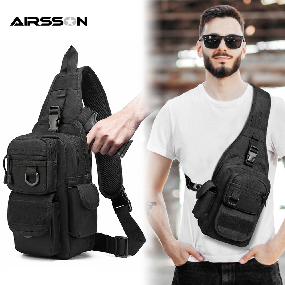 Edc Concealed Carry Sling Bag - Torba taktyczna na pistolet ukryta kabura