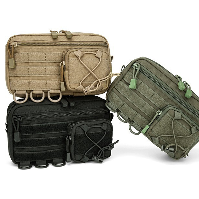 Edc Carry Fanny Pack - Taktyczna pochwa Molle pozioma z kieszenią
