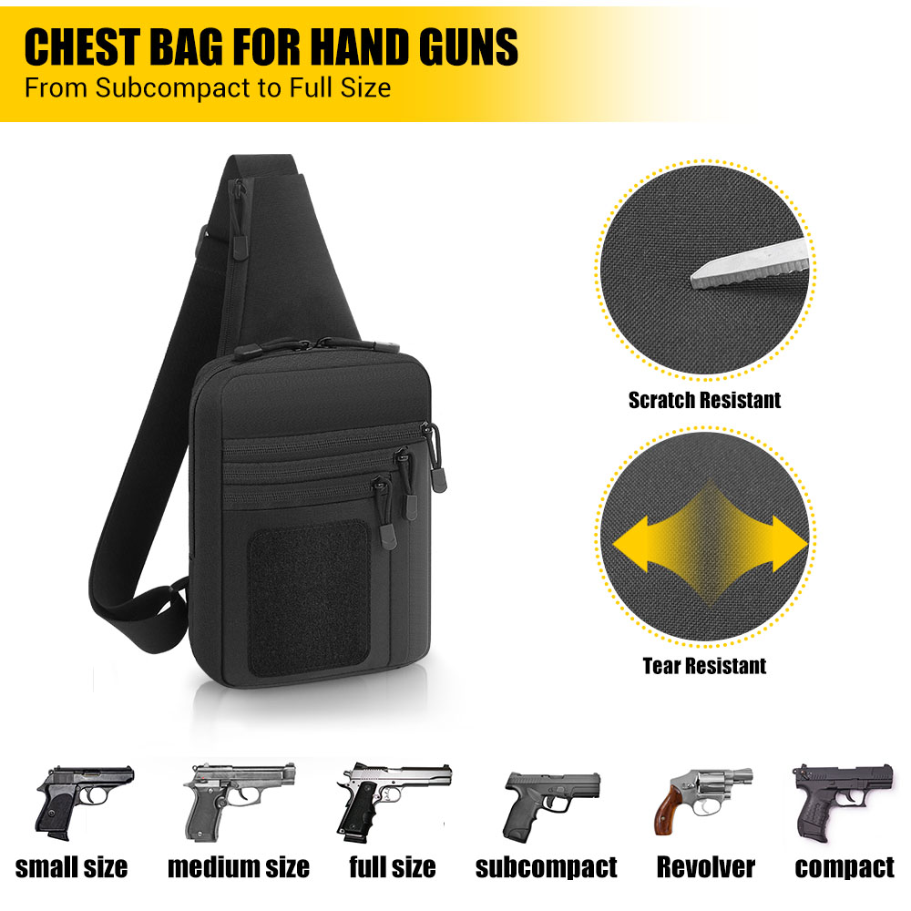 Taktyczna Torba na Pistolet Ka – Edc Concealed Carry Sling Bag recenzja i cena