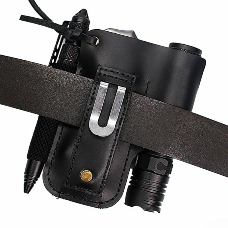 Skórzane etui EDC na latarkę i – Edc Carry Fanny Pack recenzja i cena