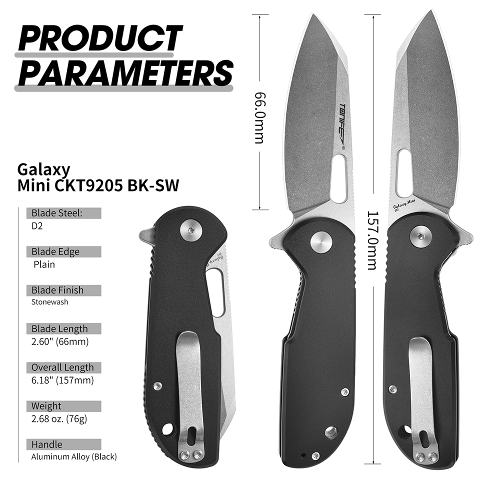 Nóż składany TONIFE Galaxy Min – Edc Carry Knife recenzja i cena